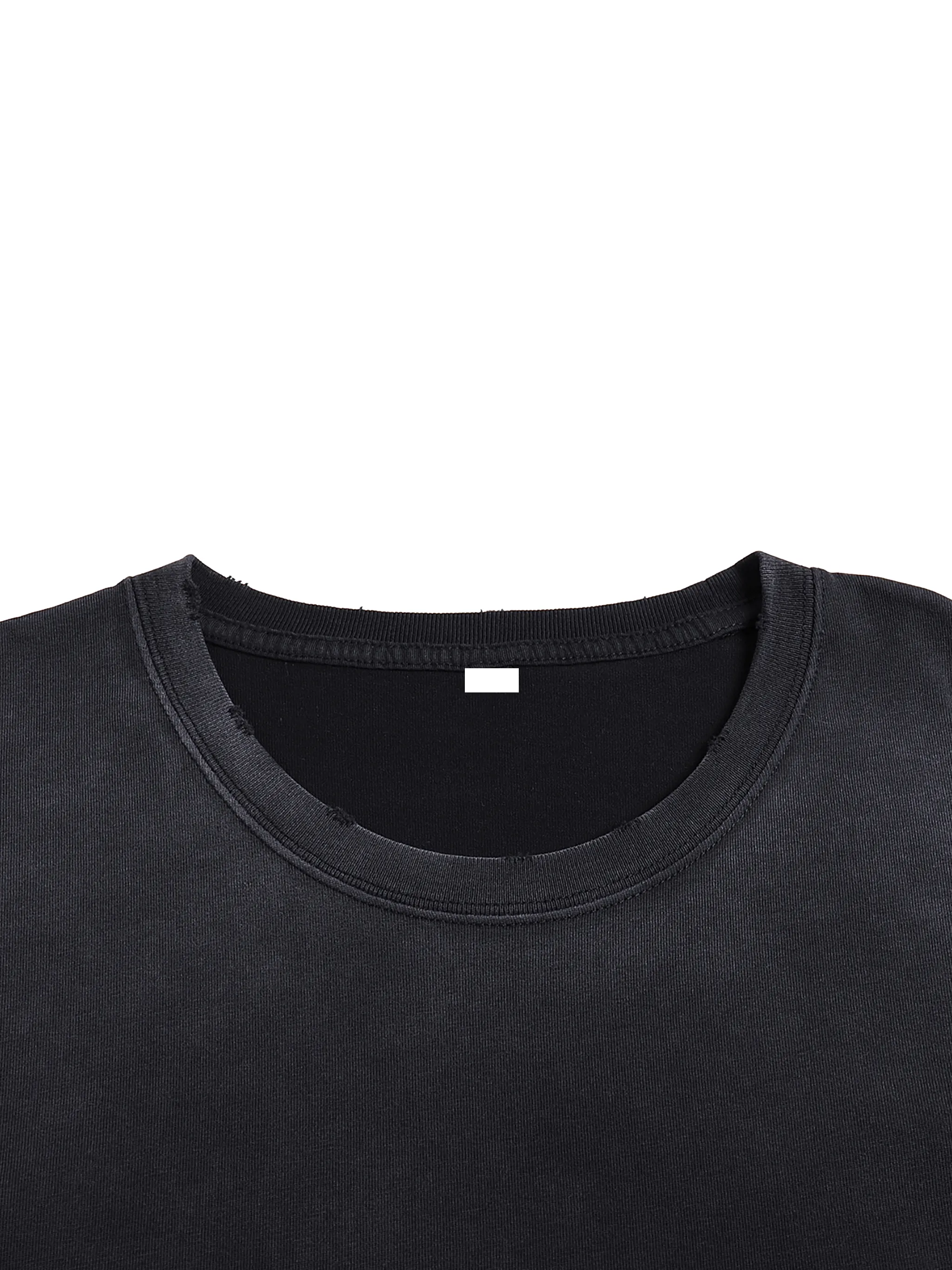 Vintage Washed Hand-Frayed T-Shirt